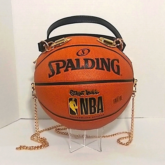 HANDMADE "ORIGINAL SPALDING" Basketball Purse 🏀 - Picture 11 of 17